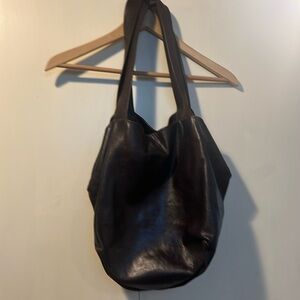 KISM Large cube bag Brown Leather